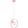 Candellux Luster na lanku NEXO 1xE27/40W/230V ružová CA0330 + záruka 3 roky zadarmo + záruka 3 roky zadarmo
