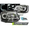 Tuning-tec Predné svetlomety TRUE DRL CHROME pasujú na VW T5 2010-2015