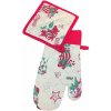 Sendia Textil Vianočný kuchynský 2 set Ponožka