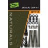 Fox Edges Naturals Zig Lead Clip Kit Sada na Montáž 5 ks