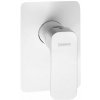 Biela podomietková sprchová batéria (1 výstup) Spy – Sapho