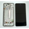 LCD displej + Dotykové sklo + Rám Samsung Galaxy A53 A536 White Originál (Service Pack)