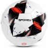 Spokey GOAL Futbalová lopta, biela s čierno-červeným vzorom