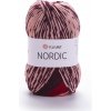 Yarn Art příze Nordic 664 červená, růžová a vínová
