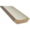 Kodrefa, drevené lišty rohové, podlahové 25 x 25 mm - PROFIL 35, 3320