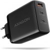 AXAGON ACU-DPQ100, sieťová nabíjačka GaN 100 W, 3x port (USB-A + dvojitý USB-C), PD3.0/PPS/QC4+/Apple
