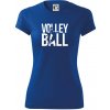 Volleyball nápis - Dámske Fantasy športové (dresovina) - M ( Kráľovská modrá )
