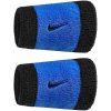 Potítko Nike Swoosh Double-Wide 2P - comet blue/black - Viacfarebný