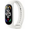 OEM Remienok SILICONE pre hodiny Xiaomi Mi Band 5 / 6 / 7 (pieskovo biely)
