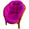 VANKÚŠE NA RATANOVÝ NÁBYTOK KRESLO FUKSIA