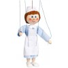 Drevená marioneta Zdravotná sestra, 20 cm