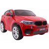 RAMIZ ELEKTRICKÉ AUTÍČKO BMW X6 - DVOJMIESTNE - LAKOVANÉ - ČERVENÉ - 12V/10 Ah - 2 x 12V / 120W / 20000RPM - 2026