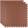 Pena podložka HUMBI 180 × 60 cm – veľké vodoodolné puzzle, bezpečné pre deti, 3 ks, tehlová
