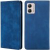 Peňaženkové kožené puzdro Magnetic na Motorola Moto G13 / G23 / G53 5G - Modrá