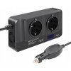 MENIČ NAPÄTIA 12 V NA 220 V AUTOMOBILOVÝ MENIČ 200 W LCD DISPLEJ