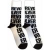 The Beatles Revolver Text Repeat White 40-45 Ponožky