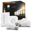 Philips Hue 8719514291232 LED žiarovky a Bridge Starter Kit set 3x8W | E27 | 1100lm | 2200-6500K -sada 3ks, stmievateľné, ZigBee, Bluetooth, diaľkové ovládanie, White Ambiance, bielá