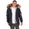 Alpha Industries Pánska Zimná bunda Arctic Discoverer-Black Čierna S
