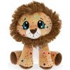 Plyšový lev Star Sparkle plyšový hnedý 37 cm sediaci