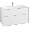 Villeroy & Boch Finion skrinka 99.6x49.8x59.1 cm závesná kúpeľňová skrinka pod umývadlo biela F02000GF
