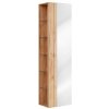CMD Skrinka do kúpeľne CAPRI OAK 803 dub craft MDF/laminát 45 cm x 170 cm x 33 cm