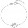 MOISS Pôvabný strieborný náramok so zirkónmi pre šťastie B0000374