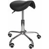 4FIZJO Otočná masážna stolička sedlová ERGO - čierna