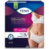 TENA Silhouette Plus Low Waist White L dámske naťahovacie inkontinenčné nohavičky 1x10 ks