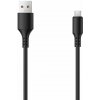 SETTY USB - microUSB kábel 1,0 m 1A čierna (GSM109589)