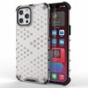 AppleKing kryt so štruktúrou včelieho plástu pre iPhone 13 Pro - biely - možnosť vrátiť tovar ZADARMO do 30tich dní