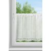 Vitrážová záclona z matnej látky s čipkou 150 x 60 cm-HF-383720