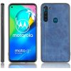 Kožený kryt SKIN na Motorola Moto G8 Power - modrá