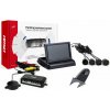 AMiO Parkovací asistent TFT02 4,3” s kamerou HD-502-IR 4-senzorové, čierne