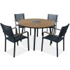 Focus Garden Focus TACOMA FI120/4+1 záhradná jedálenská súprava graphite, 006725