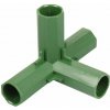 Pipe Buckle 4-side spojka pre záhradné tyče priemer 16 mm - 16 mm