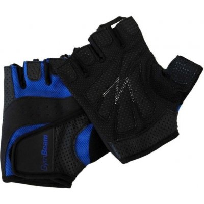 GymBeam Fitness rukavice Dexter - S - černá - modrá