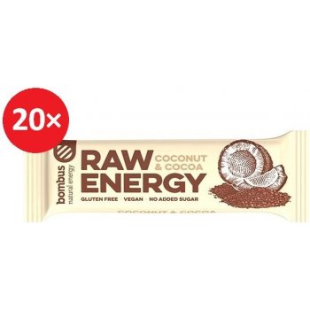 Bombus RAW Energy 20 x 50 g
