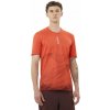 Salomon S/LAB Ultra Print Tee M LC2449700 - burnt sienna/decadent chocolate S