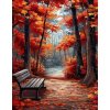 NORIMPEX Diamantové maľovanie Lavička v parku 30x40cm