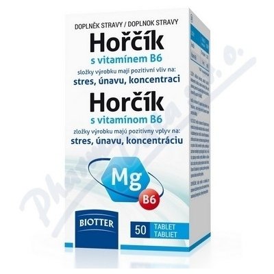 Diagnosis Horčík s vitamínom B6 50 tabliet