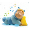 Smoby 211072 modrá svietiaca bábika s vankúšikom Cotoons Chowing pre kojencov