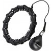 Masážní hula hoop HMS HHW11 PLUS SIZE se závažím černá