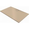 Sprchová vanička obdĺžniková Hüppe EasyFlat 160x100 cm liaty mramor béžová matná EF0119.037