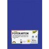 Folia Dekoračný kartón, 2 stranný, A4, 300 g, 50 listov, FOLIA, tmavomodrý