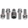 bezpečnostní šroub kola, závit M14x1.5, kulové sedlo, délka závitu 27 mm (sada 4 ks) OW 120K