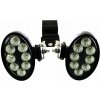 PRACOVNÁ LAMPA 8 LED x 2ks S BOČNÝM DRŽIAKOM NA RÚRKU SADA JCB JOHN DEERE
