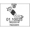 Výfukové potrubie MTS 01.10025