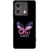 Picasee silikónový čierny obal pre Xiaomi Redmi Note 13 4G - Diamanty Purple