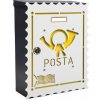 Alubox MIA box Stamp Y - poštová schránka s výmenným krytom a menovkou, známka