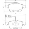 Sada brzdových platničiek kotúčovej brzdy BREMBO P 23 163